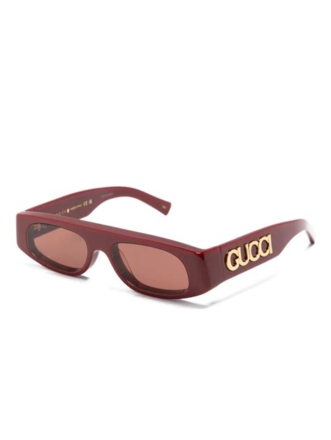 occhiali da sole bimba rossi gucci|farfetch Gucci occhiali.